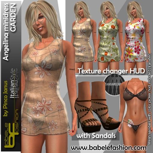 box angelina minidress GARDEN