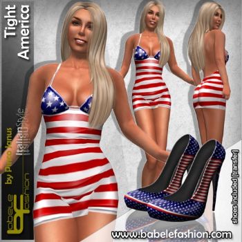 Vestitino corto tight America