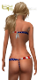 wrapped bikini america rear