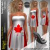 Vestito corto Simply Mesh Canada