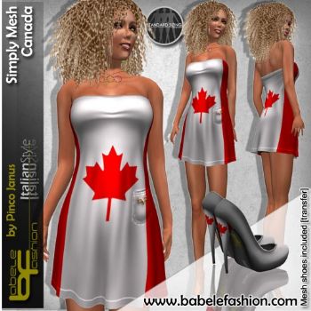 Vestito corto Simply Mesh Canada