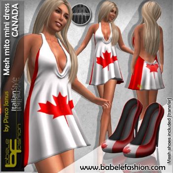 Vestito Corto Mito Mesh Canada