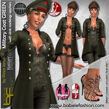 Travestimento da ufficiale militare Military coat