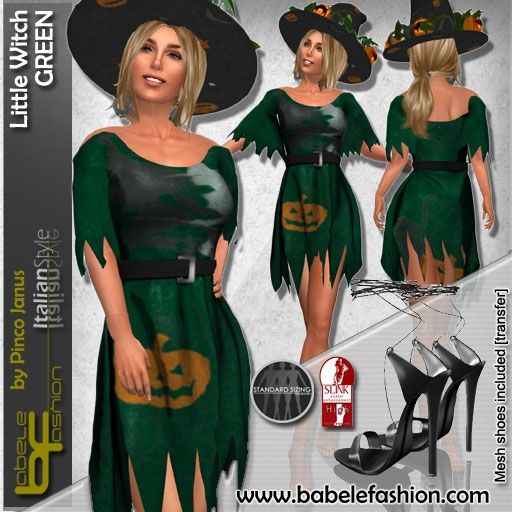 box LITTLE witch GREEN