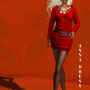 anna dress red promo