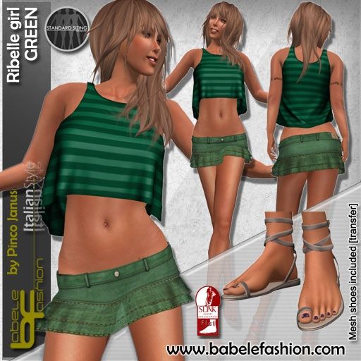 ribelle girl GREEN