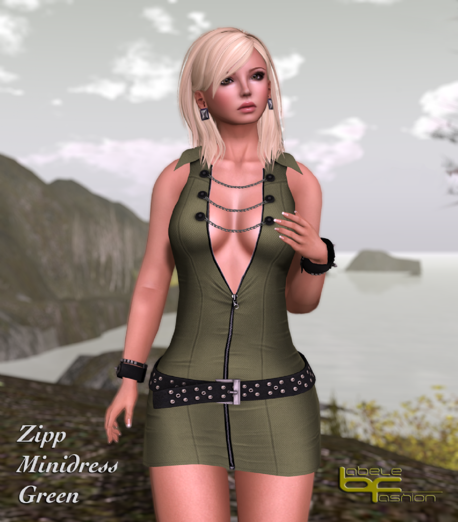 zipp minidress green promo