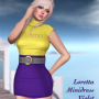 loretta minidress violet promo