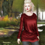 sweater minidress red promo